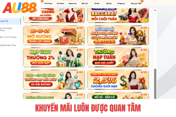 Khuyến mãi luôn được quan tâm