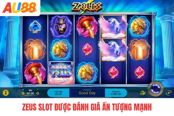 Zeus Slot được đánh giá ấn tượng mạnh
